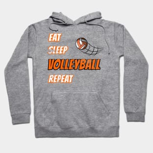 Eat Sleep Volleyball Repeat Sport Fan Gift Hoodie